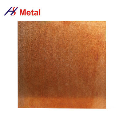 0.4mm tungsten copper plate custom made pure tungsten sheet plate