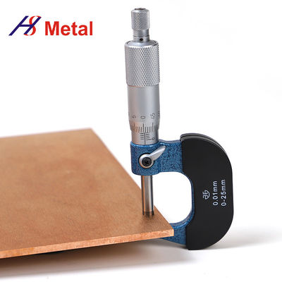 0.4mm tungsten copper plate custom made pure tungsten sheet plate