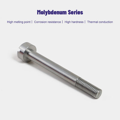 Polished Molybdenum Products Molybdenum Screws Threaded Rods M5 M8 M10 M12