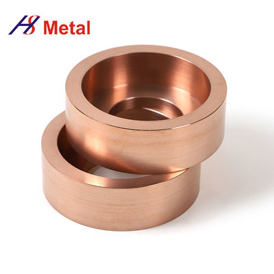 Round WCu Alloy Ring 90W 95W Tungsten Copper Alloy For ECM Electrodes