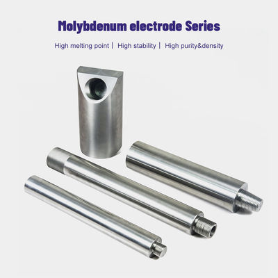 100mm Molybdenum Products Electrodes For Rare Earth Glass Melting Furnace